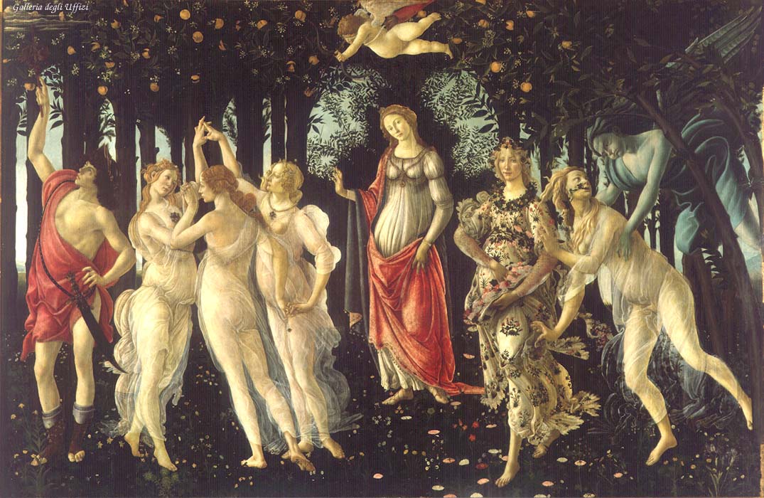 BOTTICELLI, Sandro La Primavera, Allegory of Spring